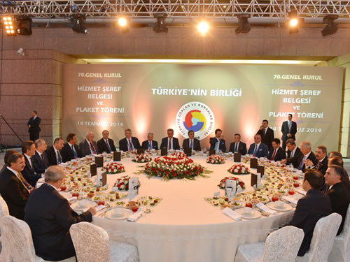 President Gül Attends Iftar Hosted by Union of Chambers and Commodity Exchanges of Turkey